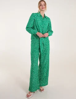 Abstract Polka Dot Oversized Shirt