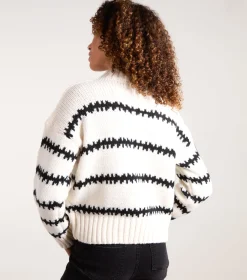 Abstract Stripe Jumper