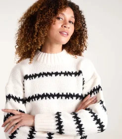Abstract Stripe Jumper