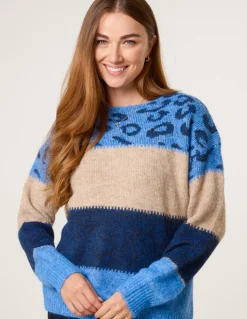 Animal Colour Block Jumper