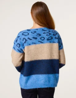 Animal Colour Block Jumper