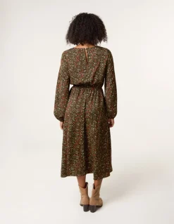 Animal Print Midi Dress