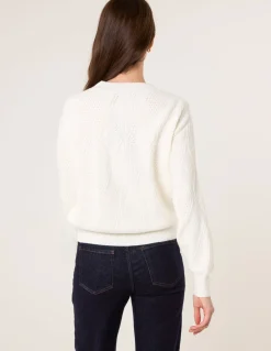 Argyle Texture Knit Jumper