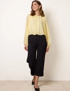 Batwing Puffball Blouse