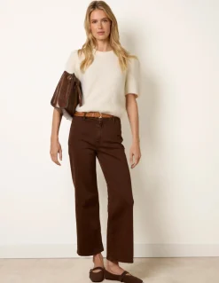 Belted Wide Leg Jeans