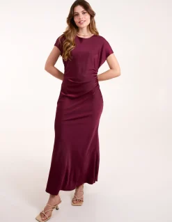 Bias Cut Batwing Slip Dress