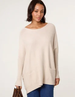 Boxy Jumper With Buttons
