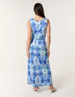 Bubble Hem Maxi Dress