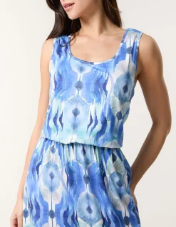 Bubble Hem Maxi Dress