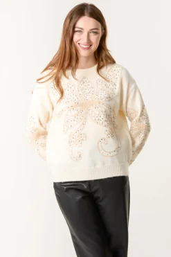Butterfly Embroidered Jumper