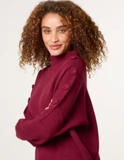 Button Shoulder Jumper