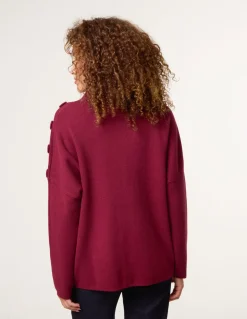 Button Shoulder Jumper