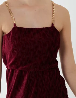 Chain Strap Mini Dress