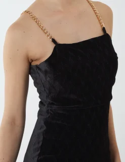 Chain Strap Mini Dress