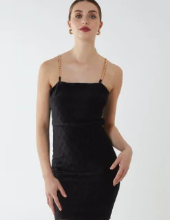 Chain Strap Mini Dress