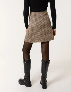Check Mini Skirt