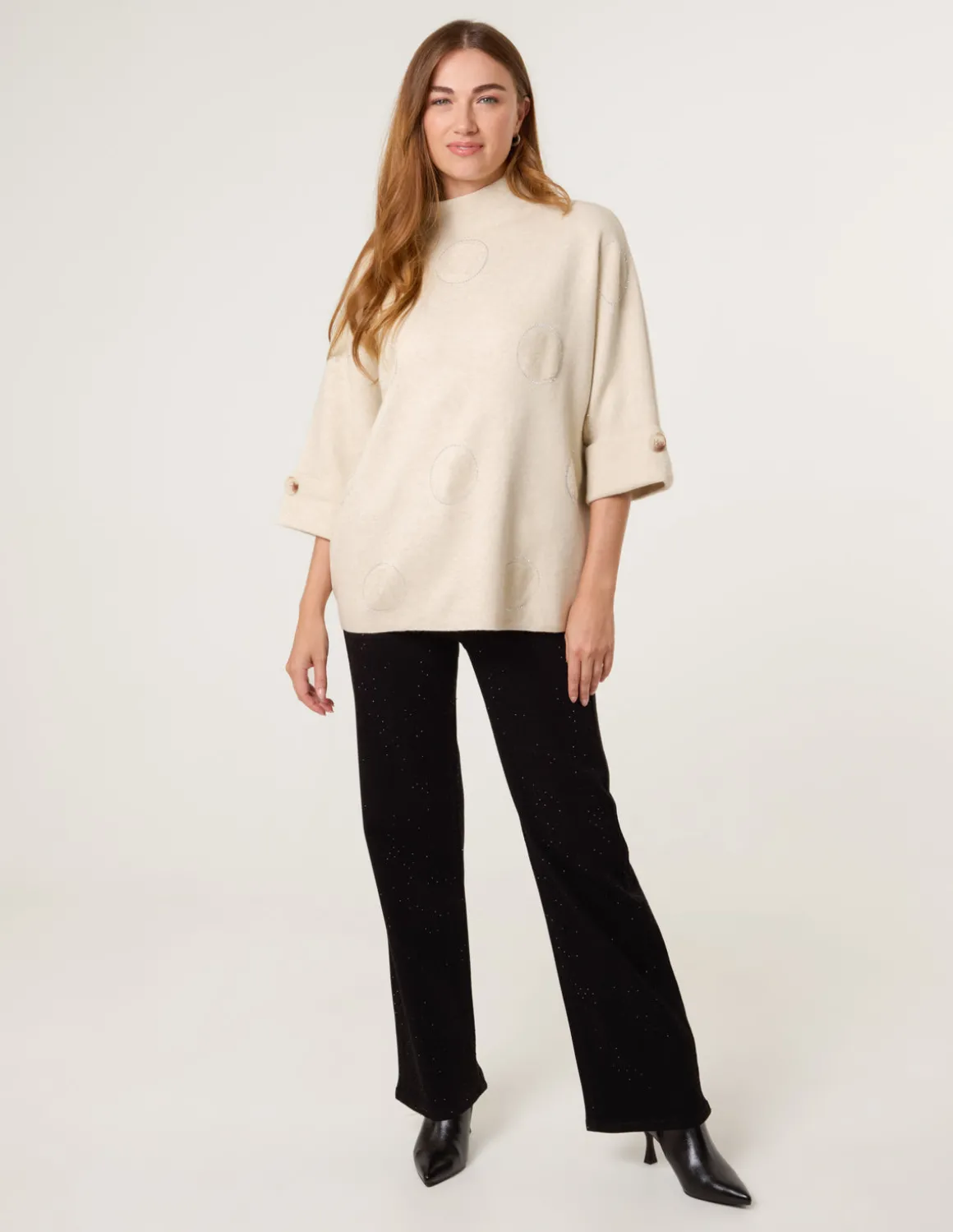 Circle Rhinestone Jumper