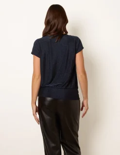 Cowl Neck Draped Top