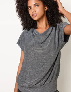 Cowl Neck Draped Top