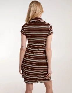 Cowl Neck Tunic Dress