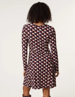 Crew Neck Mini Dress