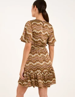 Crew Neck Mini Dress