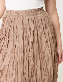 Crinkled Texture Skirt