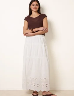 Crochet Detailed Maxi Skirt