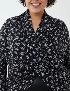 Curve Draped Dip Hem Top