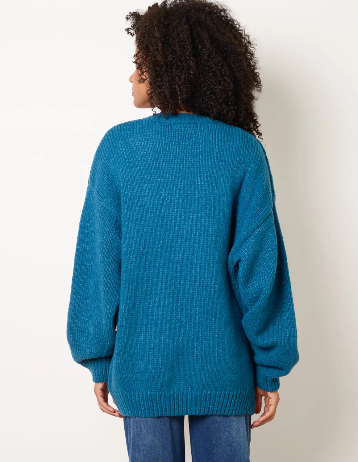 Daisy Large Flower Cardigan