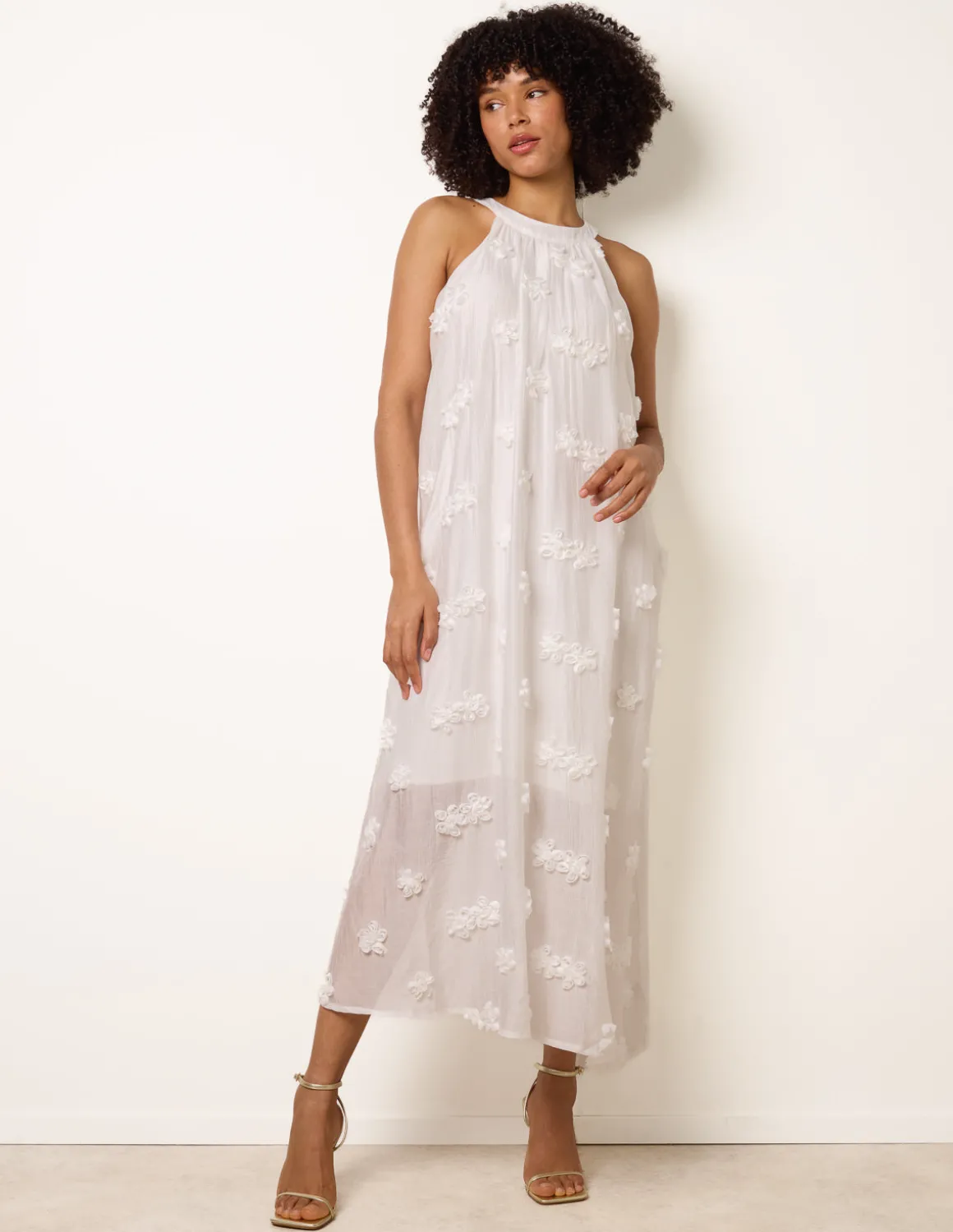 3D Floral Dress