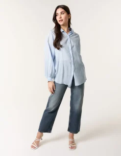 Diamante Detailed Classic Shirt