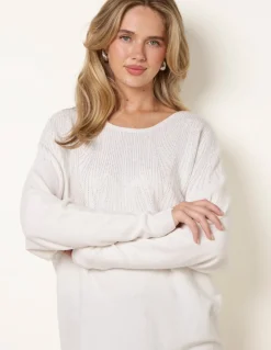 Diamante Embellished Batwing Jumper