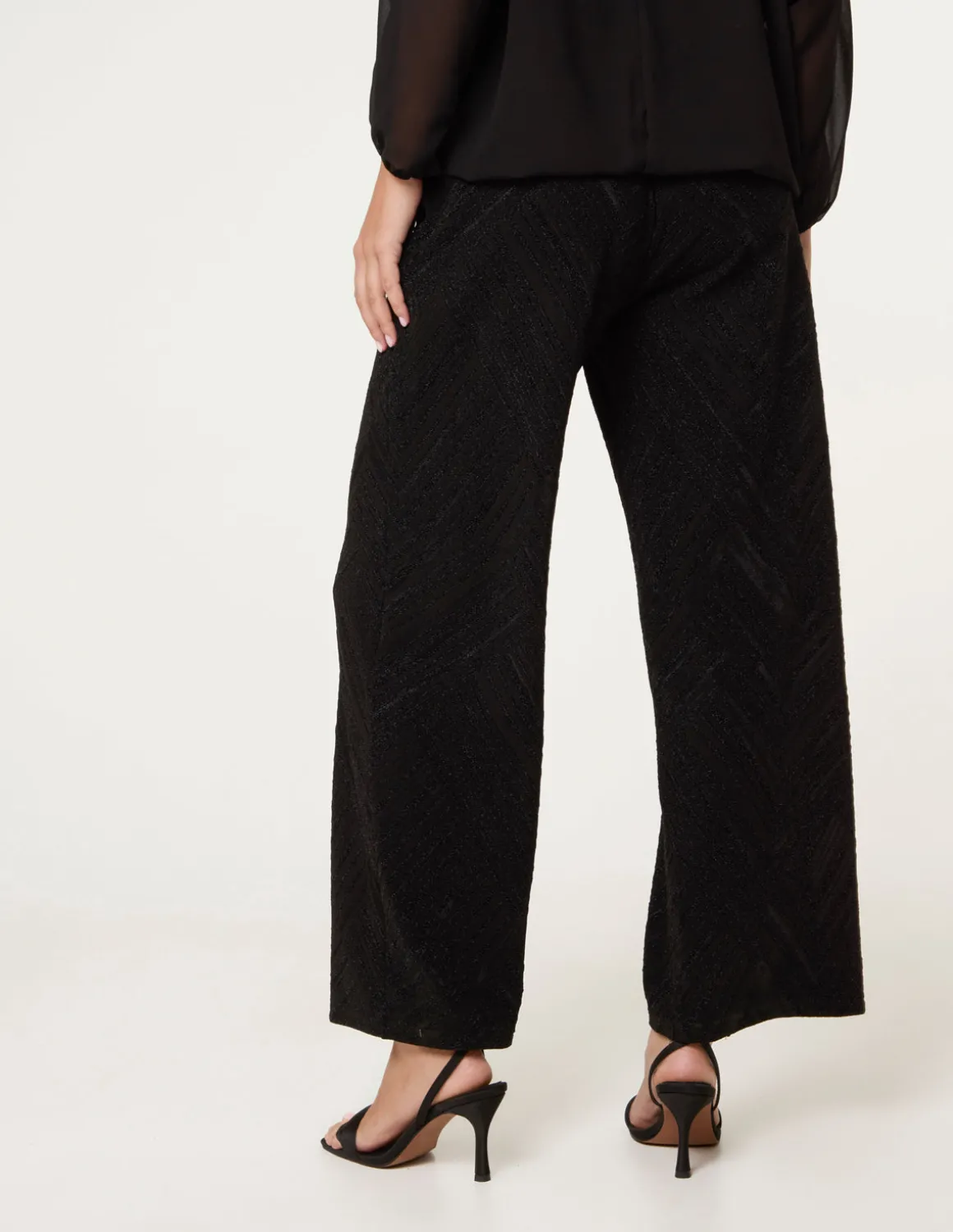 Draw Cord Metallic Trousers