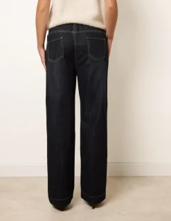 Elasticated Waist Jeans With Tie