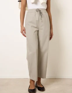 Elastic Waist Drawstring Trousers
