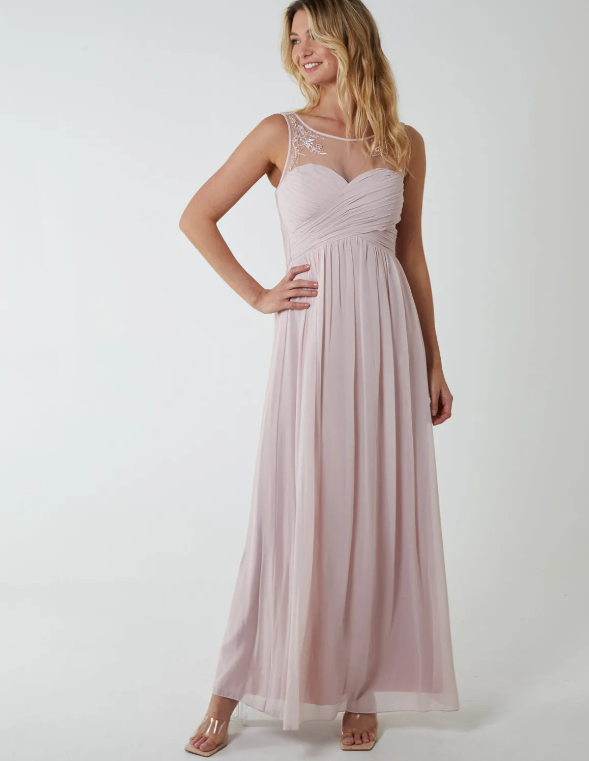 Embellished Maxi Dress