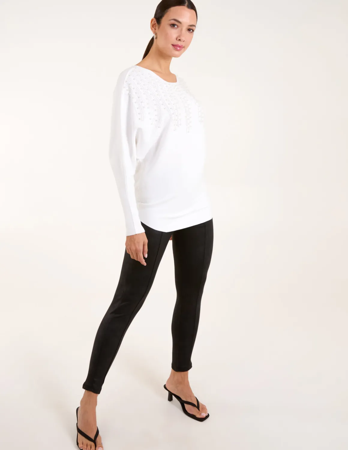 Embellished Pearl Knitted Jumper