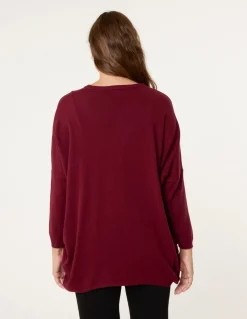 Embroidered Round Neck Jumper