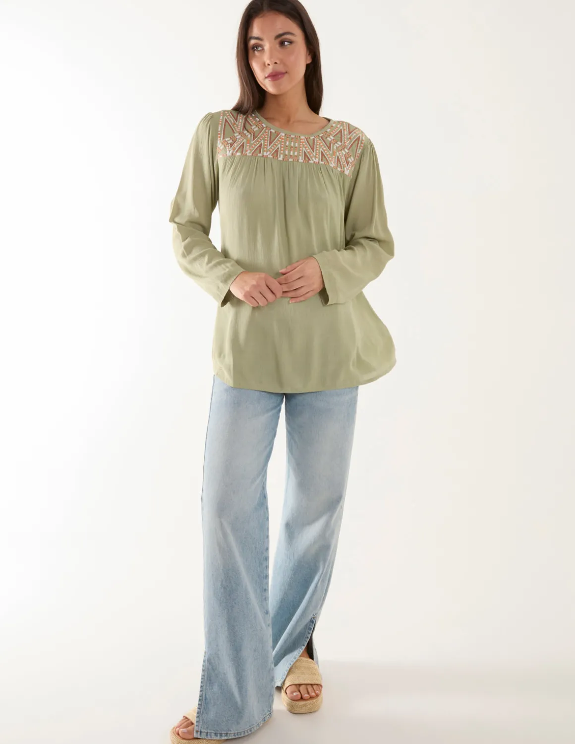 Embroidered Top
