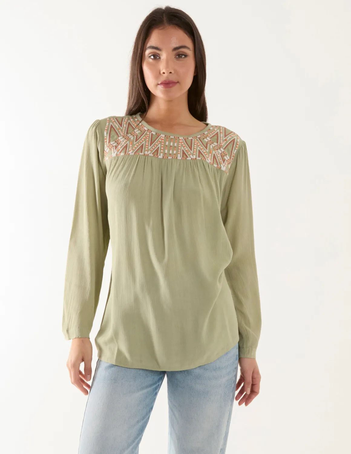 Embroidered Top