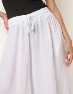 Extreme Wide Leg Linen Trousers