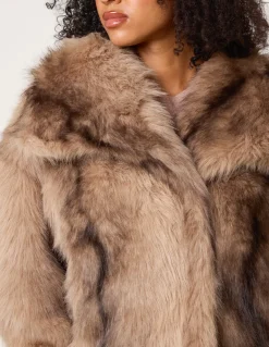 Faux Fur Coat