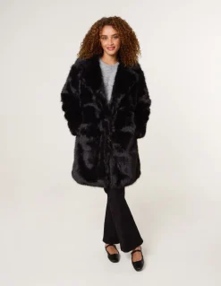 Faux Fur Long Coat