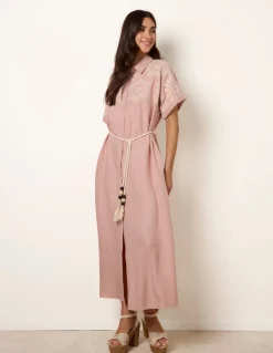 Floral Cutwork Embroidery Dress