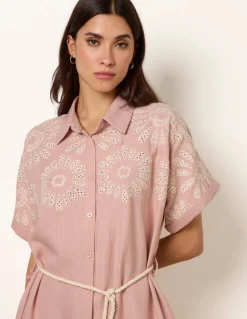 Floral Cutwork Embroidery Dress