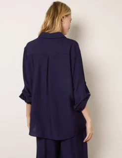 Floral Embroidery Shirt