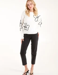Floral Pattern Sweater