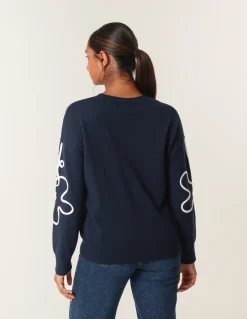 Floral Pattern Sweater