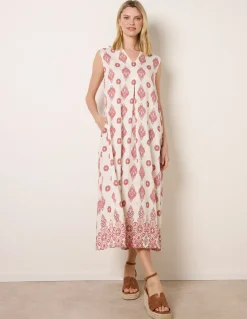 Floral Print A Line Dress